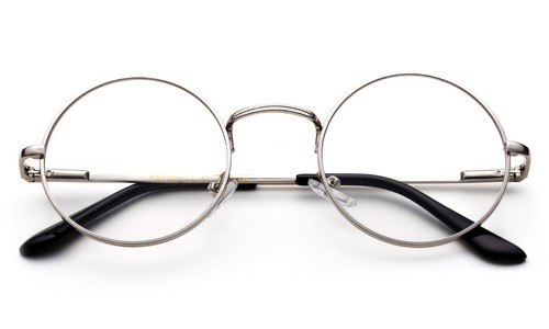 Round reading glasses metal - round,